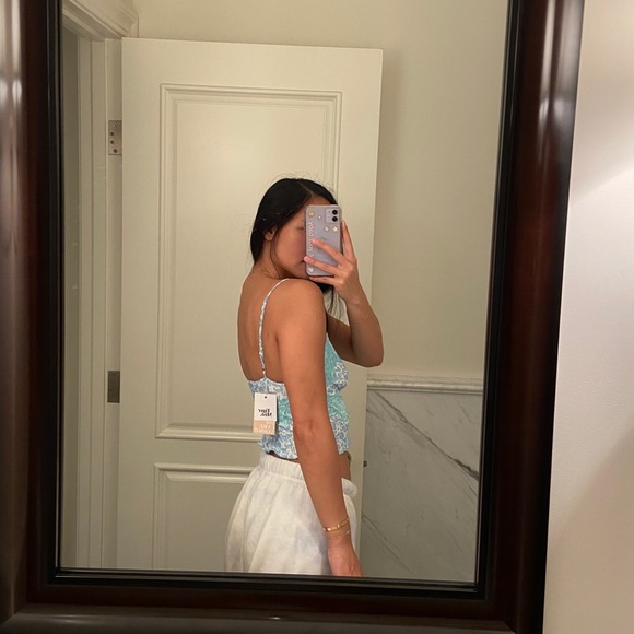 Tiger Mist Roselle Top in Blue - Picture 2 of 3